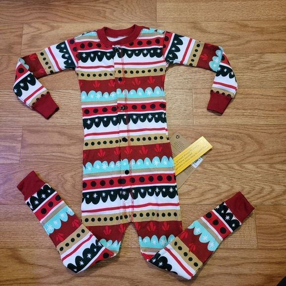 🌲 NEW Christmas Special Delivery One Piece Long Johns Unisex Toddler Pajama - Picture 4 of 8